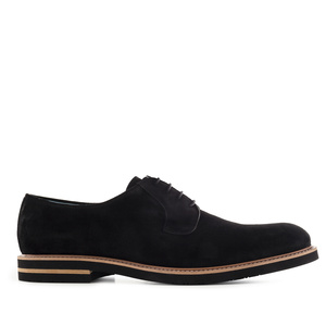 Chaussures Hommes Style Oxford en Cuir Suéde Noir