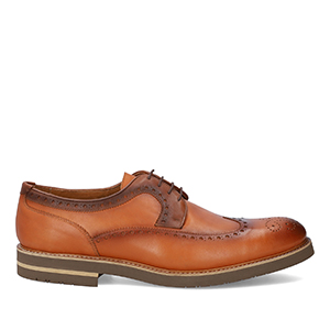 Oxford Shoes in Leather coloured Leather