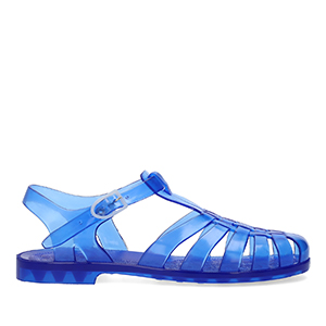 Sandałki plastikowe ciemno niebieskie