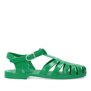 Green Plastic Water Sandals