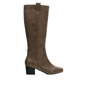 Mid-Calf Boots in Siena Faux Leather