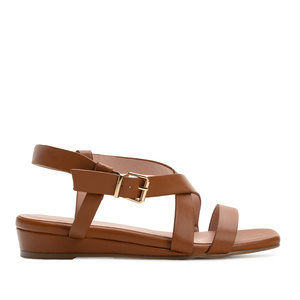 Sandale de type romain en en soft marron