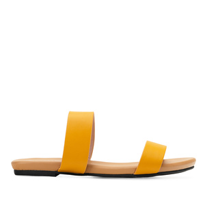 Mustard Flat Sandals