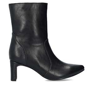 Hohe Stiefelette in soft schwarz Farbe