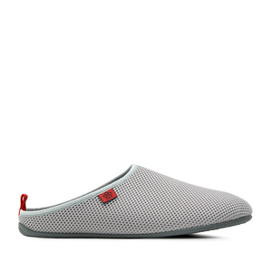 Spring/ Summer Unisex Slippers in Gray mesh with Gray outsole