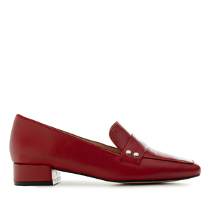Moccasins in Red Leather