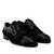 Men's Blucher Shoes in Black Croc