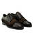 Men's Blucher Shoes in Brown Croc