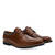 Chaussures Style Blucher en cuir Marron.