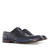 Men's Oxford Shoes in Blue Leather