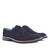 Oxford Shoes in Blue Split Leather