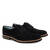 Oxford Shoes in Black Split Leather