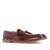 Men's Moccasins in Mahogany coloured Leather