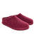 Very comfortable Burgundy Felt Slippers with footbed