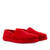 Red Alpine Felt Closed-Back Slippers