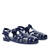 Dunkelblaue Kunststoffsandalen