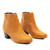 Bottines en soft Camel