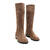 Riding Boots in Taupe Suedette