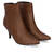 Bottines talon moyens en soft marron