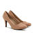 Retro Pumps in Nude faux Soft-Leather