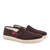 Mythical Brown Canvas Slip-On Shoes with Rubber and Jute Sole