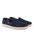 Mythical Navy Blue Mesh Slip-On Shoes with Jute and Rubber Sole