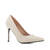 Stilettos in Cream faux Leather