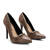 Taupe Faux Suedette Stilettos