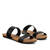 Black Flat Sandals