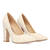 Escarpins en simili cuir beige