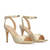 Gold soft color high-heeled sandals