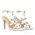 Soft white coloured hig heels sandals