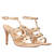 Soft nude coloured hig heels sandals