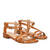 Soft brown flat sandals