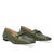 Kaki leather loafers