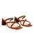 Heeled Mules in Brown Split Leather with Square Toe