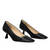 Pumps aus schwarzem Leder