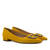 Trim Loafers in Mustard Suede Leather