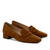 Loafer im Mokassinstil aus rotbraunemem Veloursleder - Made in Spain