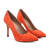 Heeled Shoes in Coral Suede