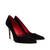 Talons Aiguille cuir Daim Noir