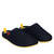 Spring/ Summer Unisex Slippers in Navy mesh with Yellow outsole