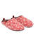 Slippers in Pink Wool with dots