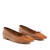 Ballerina Flats in Brown Leather