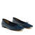 Ballerina Flats in Blue Leather