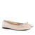 Ballerina Leder Beige