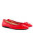 Ballerina Leder Rot