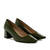 Court Shoes in Khaki Leather