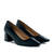 Court Shoes in Navy Leather