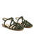 Kaki Leather Sandals